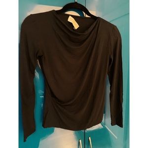 MM Lafleur Black Long Sleeve Blouse
